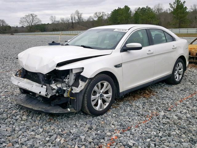 1FAHP2EW1AG101246 - 2010 FORD TAURUS SEL WHITE photo 2