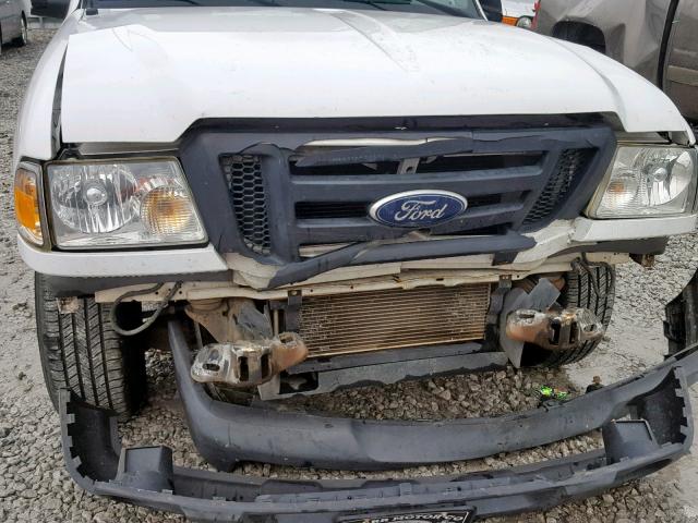 1FTKR1AD6APA05203 - 2010 FORD RANGER WHITE photo 9