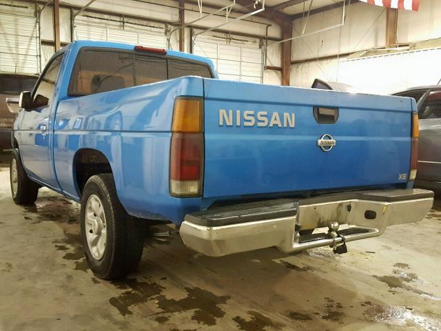 1N6SD11S8VC306143 - 1997 NISSAN TRUCK BASE BLUE photo 3