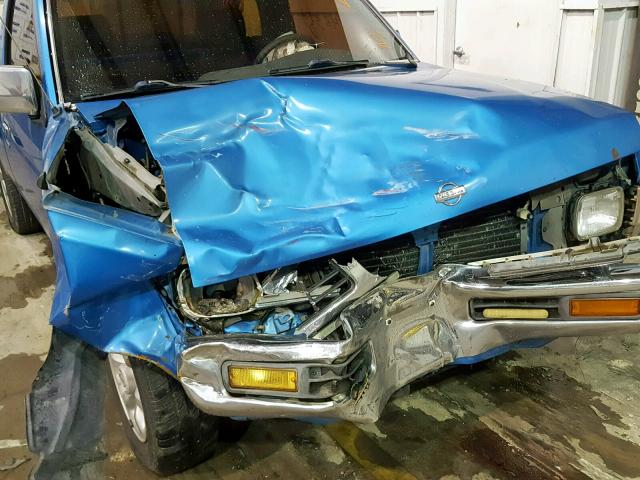 1N6SD11S8VC306143 - 1997 NISSAN TRUCK BASE BLUE photo 9