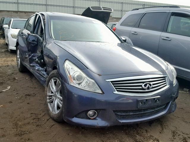 JN1CV6AR7AM451230 - 2010 INFINITI G37 BLUE photo 1