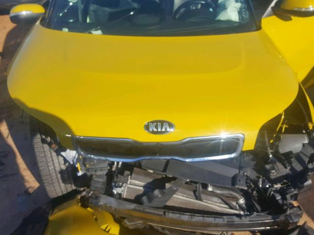 KNDJX3A58F7124237 - 2015 KIA SOUL ! YELLOW photo 7