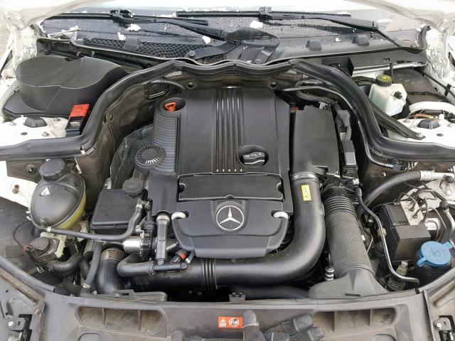 WDDGF4HB9CR196424 - 2012 MERCEDES-BENZ C 250 WHITE photo 7