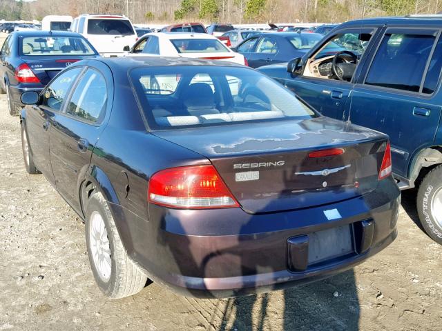 1C3EL46X54N382953 - 2004 CHRYSLER SEBRING LX BROWN photo 3