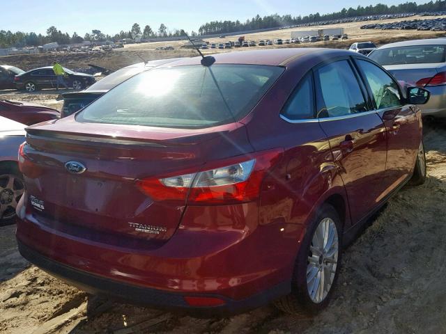 1FADP3J2XDL274928 - 2013 FORD FOCUS TITA BURGUNDY photo 4