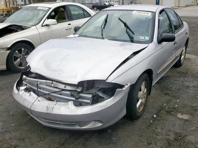 1G1JF52F747287666 - 2004 CHEVROLET CAVALIER L SILVER photo 2