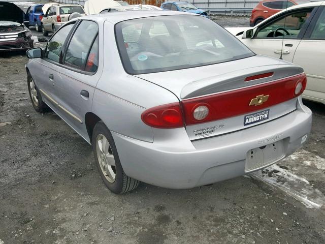 1G1JF52F747287666 - 2004 CHEVROLET CAVALIER L SILVER photo 3