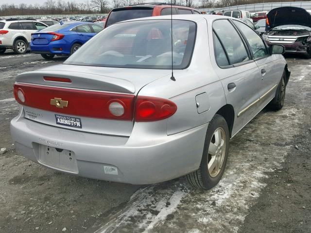 1G1JF52F747287666 - 2004 CHEVROLET CAVALIER L SILVER photo 4