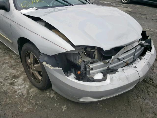 1G1JF52F747287666 - 2004 CHEVROLET CAVALIER L SILVER photo 9