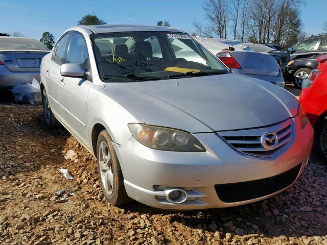 JM1BK123X41114376 - 2004 MAZDA 3 S SILVER photo 1