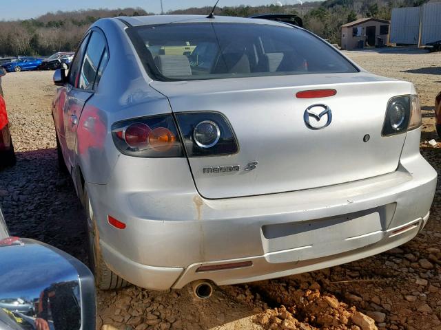 JM1BK123X41114376 - 2004 MAZDA 3 S SILVER photo 3