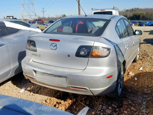 JM1BK123X41114376 - 2004 MAZDA 3 S SILVER photo 4