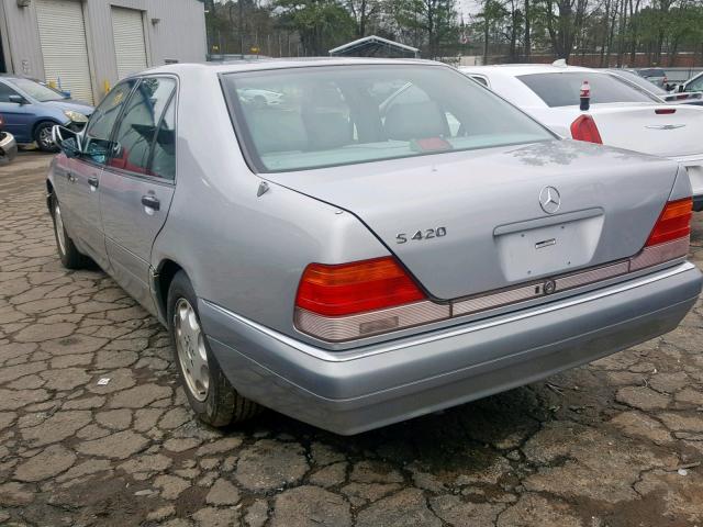 WDBGA43E0SA240879 - 1995 MERCEDES-BENZ S 420 SILVER photo 3