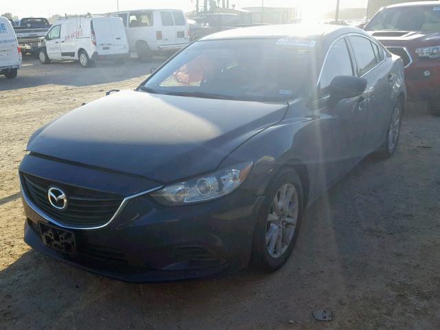 JM1GL1U55H1124661 - 2017 MAZDA 6 SPORT BLUE photo 2