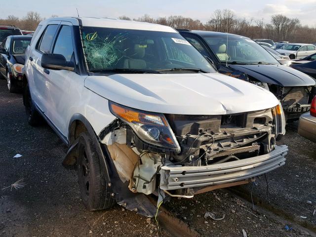 1FM5K8AR9FGC08871 - 2015 FORD EXPLORER P WHITE photo 1