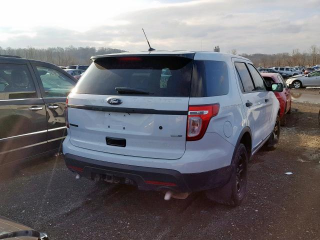 1FM5K8AR9FGC08871 - 2015 FORD EXPLORER P WHITE photo 4