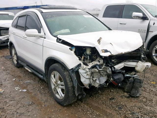 5J6RE3H76BL008269 - 2011 HONDA CR-V EXL WHITE photo 1