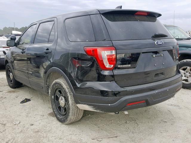 1FM5K8AR4JGA84629 - 2018 FORD EXPLORER P BLACK photo 3