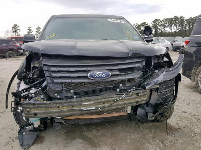 1FM5K8AR4JGA84629 - 2018 FORD EXPLORER P BLACK photo 9