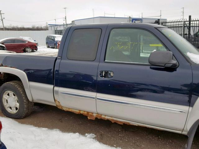 1GTEK19B15Z135825 - 2005 GMC NEW SIERRA TWO TONE photo 10