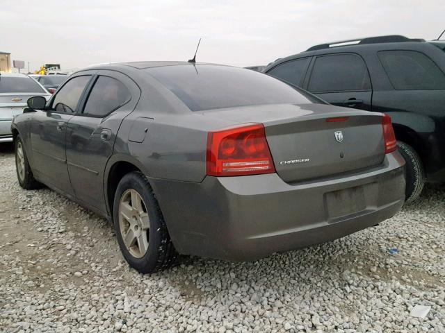 2B3KA43R38H182809 - 2008 DODGE CHARGER GRAY photo 3