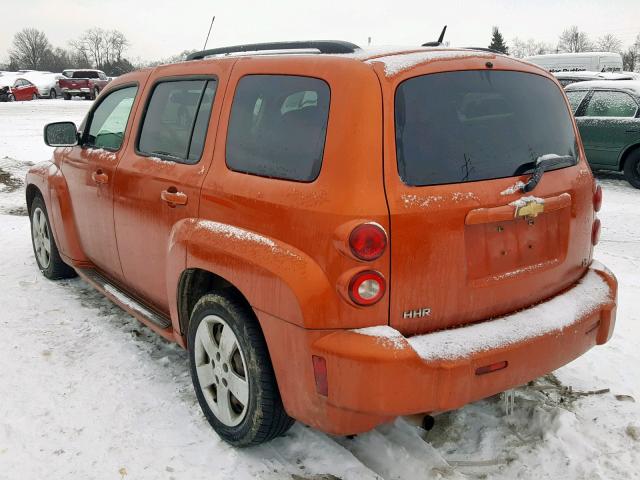 3GNDA13D78S601596 - 2008 CHEVROLET HHR LS ORANGE photo 3