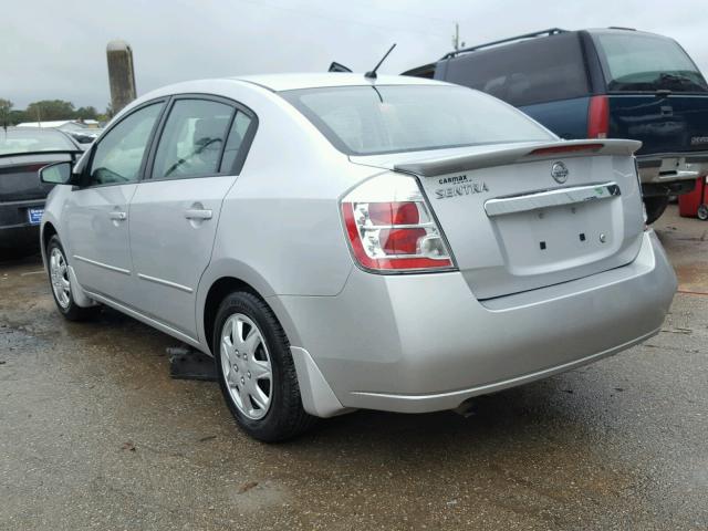 3N1AB6AP8CL745618 - 2012 NISSAN SENTRA 2.0 SILVER photo 3