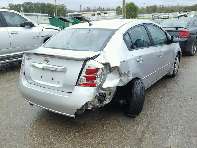 3N1AB6AP8CL745618 - 2012 NISSAN SENTRA 2.0 SILVER photo 4