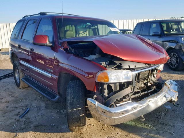 1GKEC13T21R199871 - 2001 GMC YUKON MAROON photo 1