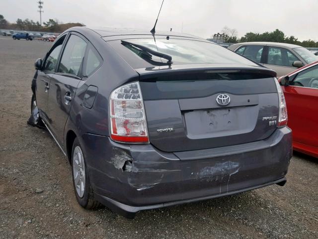 JTDKB20U383372573 - 2008 TOYOTA PRIUS GRAY photo 3