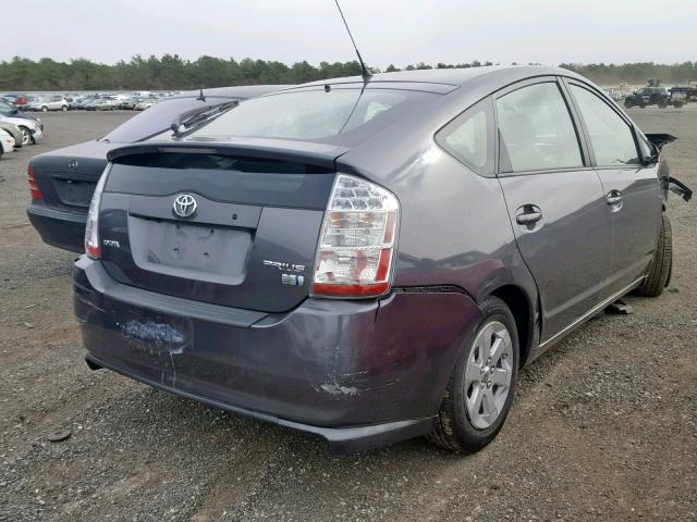 JTDKB20U383372573 - 2008 TOYOTA PRIUS GRAY photo 4