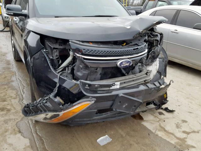 1FM5K7F85DGB31830 - 2013 FORD EXPLORER L BLACK photo 9