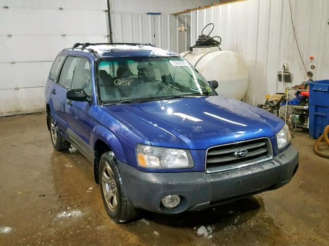 JF1SG63623H757677 - 2003 SUBARU FORESTER 2 BLUE photo 1