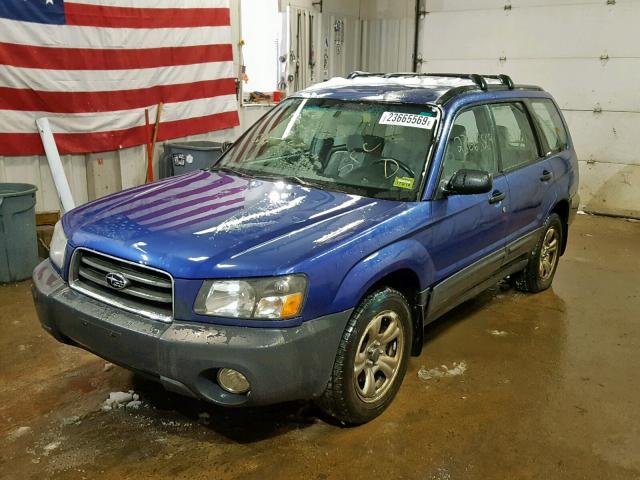 JF1SG63623H757677 - 2003 SUBARU FORESTER 2 BLUE photo 2