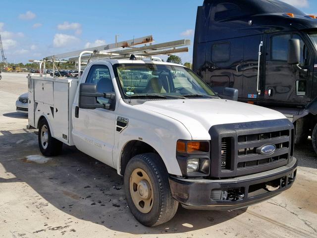 1FDWF30518EC94315 - 2008 FORD F350 SRW S WHITE photo 1