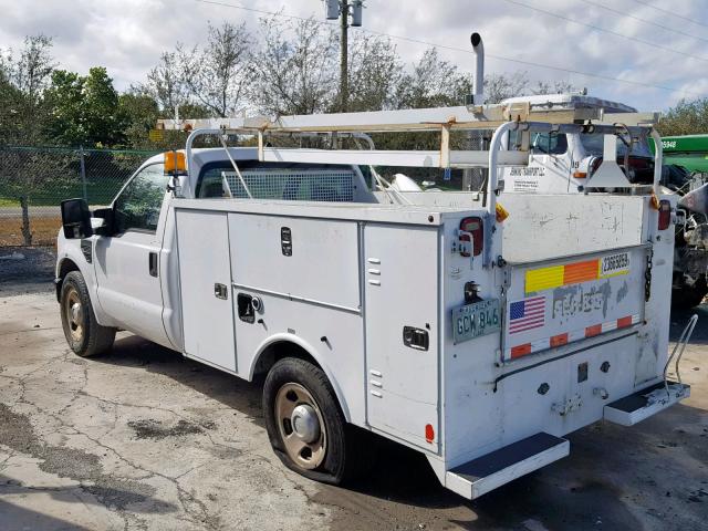 1FDWF30518EC94315 - 2008 FORD F350 SRW S WHITE photo 3