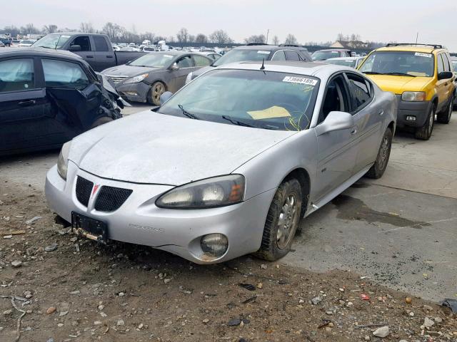 2G2WR524141337840 - 2004 PONTIAC GRAND PRIX SILVER photo 2
