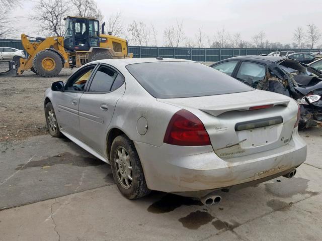 2G2WR524141337840 - 2004 PONTIAC GRAND PRIX SILVER photo 3