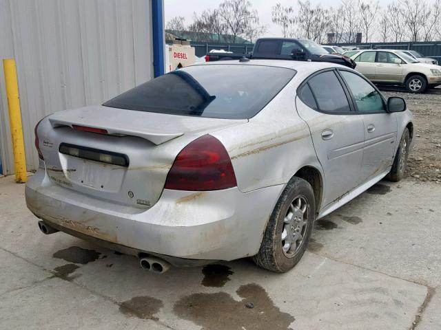 2G2WR524141337840 - 2004 PONTIAC GRAND PRIX SILVER photo 4