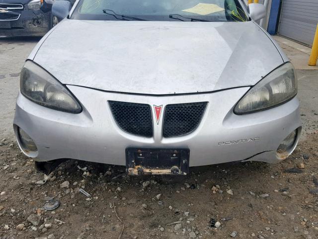 2G2WR524141337840 - 2004 PONTIAC GRAND PRIX SILVER photo 9
