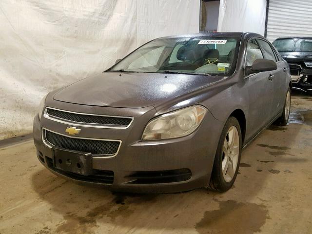 1G1ZA5EB3A4142681 - 2010 CHEVROLET MALIBU LS გრაფიტი ფოტო 2