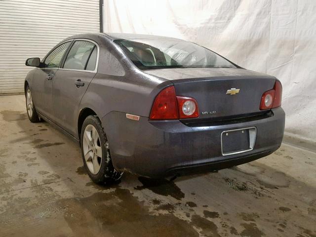 1G1ZA5EB3A4142681 - 2010 CHEVROLET MALIBU LS გრაფიტი ფოტო 3