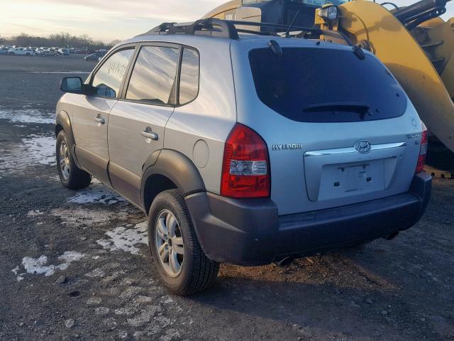 KM8JN12D47U609733 - 2007 HYUNDAI TUCSON SE SILVER photo 3