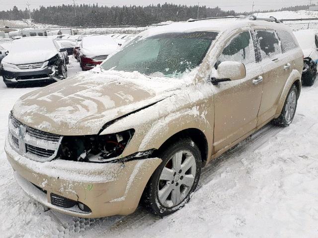 3D4PH6FV3AT215036 - 2010 DODGE JOURNEY R/ 金色 照片 2