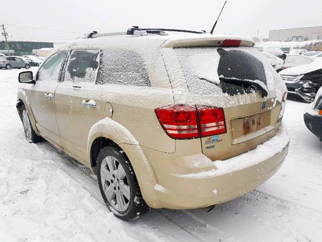 3D4PH6FV3AT215036 - 2010 DODGE JOURNEY R/ 金色 照片 3