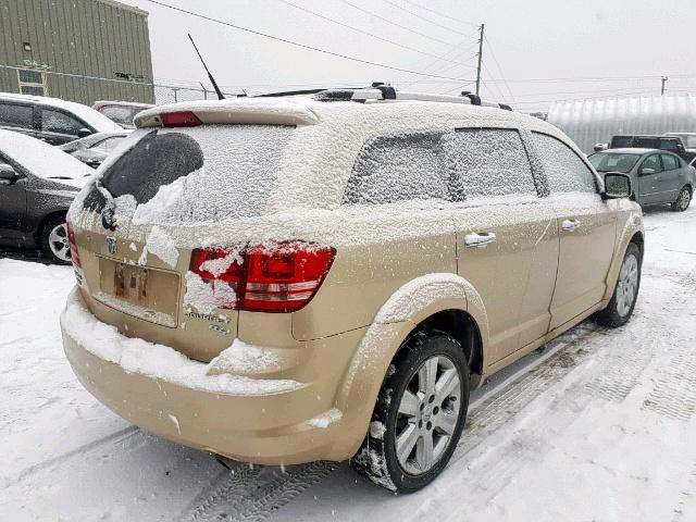 3D4PH6FV3AT215036 - 2010 DODGE JOURNEY R/ 金色 照片 4
