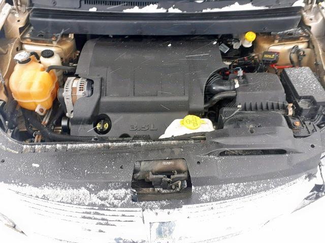 3D4PH6FV3AT215036 - 2010 DODGE JOURNEY R/ 金色 照片 7