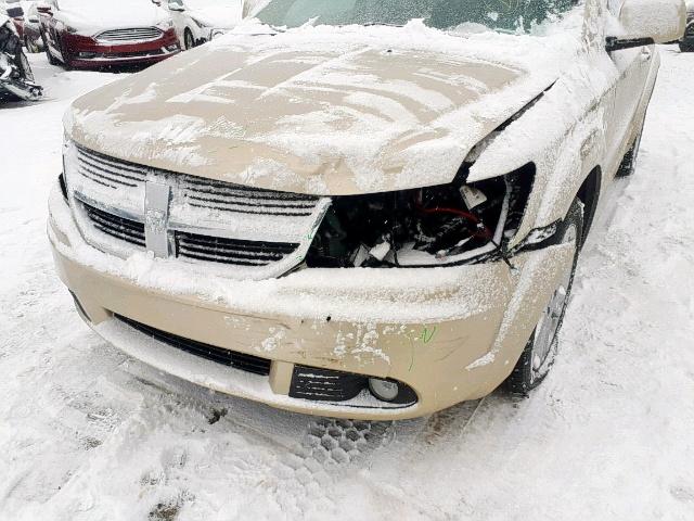 3D4PH6FV3AT215036 - 2010 DODGE JOURNEY R/ 金色 照片 9