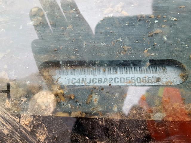 1C4NJCBA2CD550663 - 2012 JEEP COMPASS SP თეთრი ფოტო 10