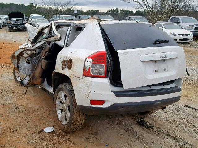 1C4NJCBA2CD550663 - 2012 JEEP COMPASS SP თეთრი ფოტო 3